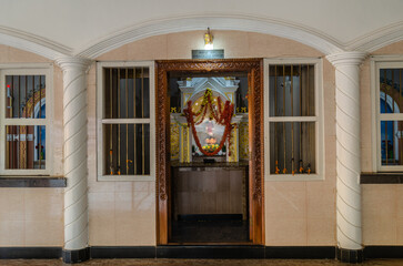 Miraculous statue at St. Lawrence minor basilica at Attur, Karlakala, India