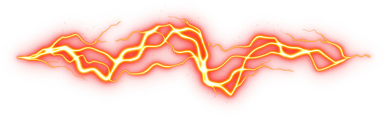 Power electrical energy lightning spark effect - obrazy, fototapety, plakaty