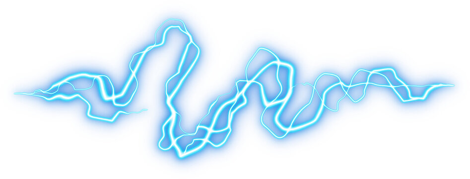 Glowing electric shock effect