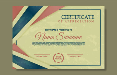 Creative Vintage Certificate of Appreciation