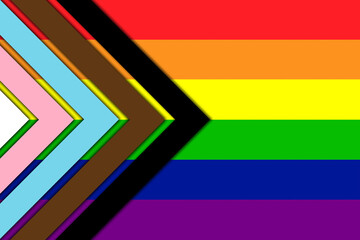 Unique rainbow background, gay pride, LGBTIQA+, transgender flag, colours themed multiple colors with blurred lines, striped, pattern, wallpaper. 