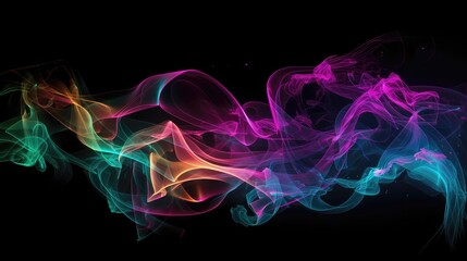 Glowing smoke in the air © AIPERA