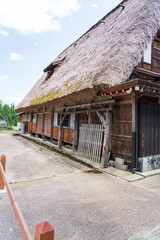 Fototapeta na wymiar World heritage site Gokayama Ainokura Village at Toyama, Japan.