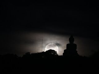 Obraz premium An abstract picture of peace in Buddhism.
