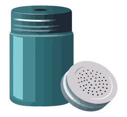Metallic cylinder container