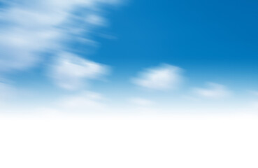 Bright summer sunshine Blue sky clouds background.