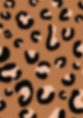 Leopard Pattern Blur Wallpaper