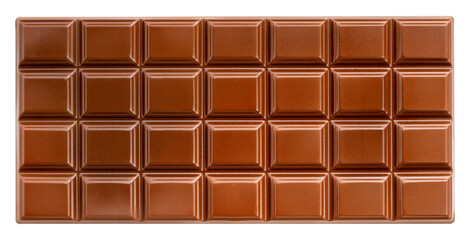Chocolate bar on white background, Chocolate bar on white background PNG file.