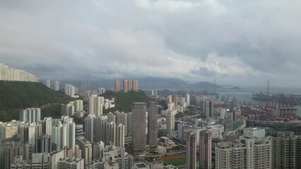 an residential area at Kwai Fong District May 6 2023