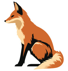 Obraz premium Cute fluffy fox puppy