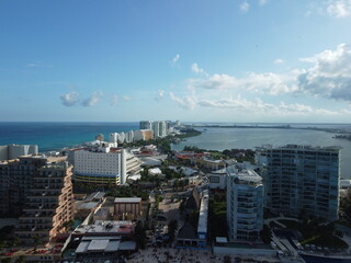 isla mujeres, quintana roo mexico drone