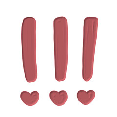 cute sticker with acrylic painting