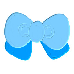 cute sticker with acrylic painting