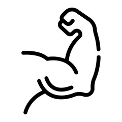 muscle Line Icon