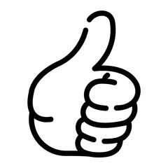 thumbs up Line Icon
