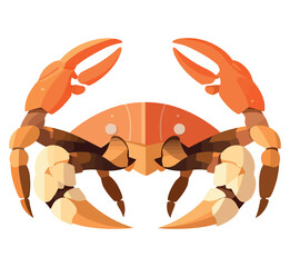 Crab claw symbolizes gourmet seafood lunch meal