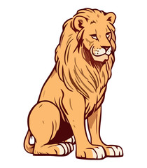 Cute Lion design illustration