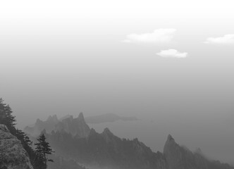 mountain Natural japanese recycled paper texture background.