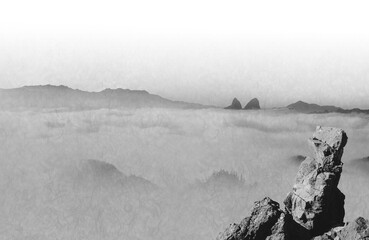 mountain Natural japanese recycled paper texture background.