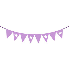 Purple Party Flag-08