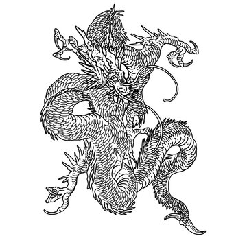 Dragon Tattoo Images  Browse 741 Stock Photos Vectors and Video  Adobe  Stock