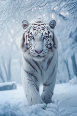 Fototapeta na wymiar White tiger 
