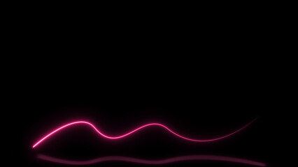 abstract glowing lines. 3d neon line backgrounds. 3d neon line wave backgrounds.