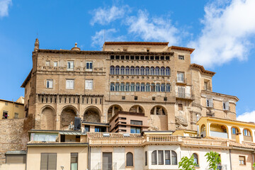 Naklejka premium buildings of the historic center of the city of Tarazona in the province of Zaragoza, Spain
