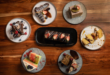 Asian Delicious Food And Dessert 