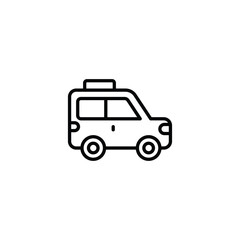 Jeep icon design with white background stock illustration