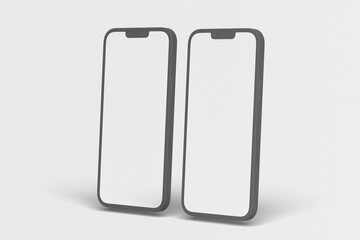 Smartphone Clay Blank Mockup