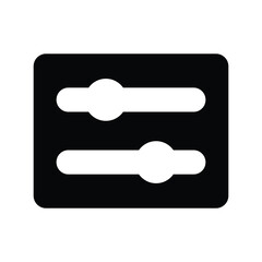 filter glyph icon illustration vector graphic