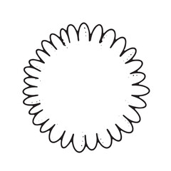 Bubble speech flower leaf monoline