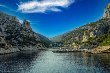 Fototapeta premium Le parc national des Calanques entre Marseille et Cassis