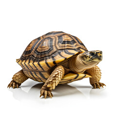 Generative Ai: Turtle on white background