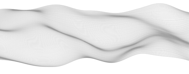 Obraz premium Abstract Blue water stripe line wave background. Blue minimal round lines abstract background. Abstract blue wave lines pattern background. Vector file