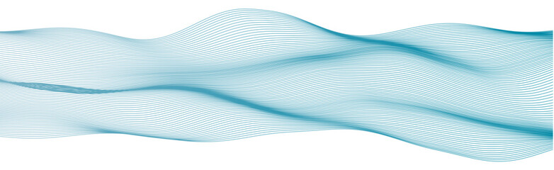 Naklejka na ściany i meble Abstract Blue water stripe line wave background. Blue minimal round lines abstract background. Abstract blue wave lines pattern background. Vector file