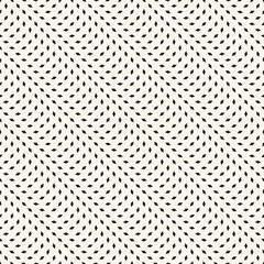 Monochrome Moiré Effect Textured Dashed Pattern