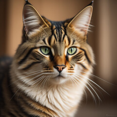 Obraz premium domestic cat. Generative AI