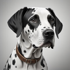 Dalmatian Dog. Generative AI