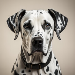 Dalmatian Dog. Generative AI