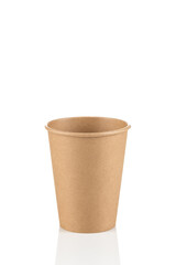 Empty Paper cups background