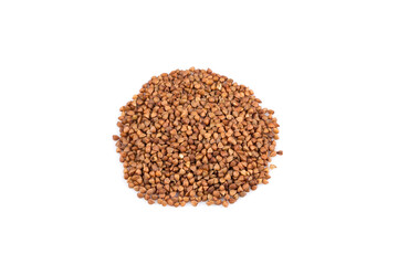 Pile of buckwheat seeds