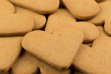 Gingerbread hearts cookies