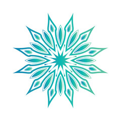 Beautiful  arabesque pattern Mandala Design  background  vector template