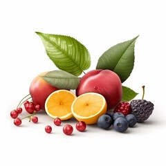 summer fruits and berries