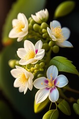 Fototapeta na wymiar Jasmine flowers in a vine