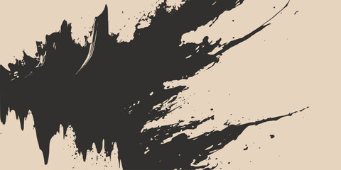 Obraz premium Vintage retro ink pain drawing abstract grafitti. Can be used for graphic design products or decoration. Graphic Art.