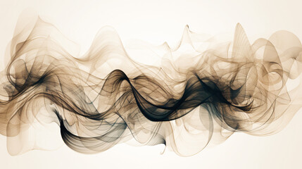 Flowing Abstractions: A Series of Abstract Lines and Shapes with a Sense of Movement and Fluidity, Enhanced by Generative AI