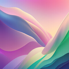 Gradient Ombre Abstract Bright Graphic Design Background